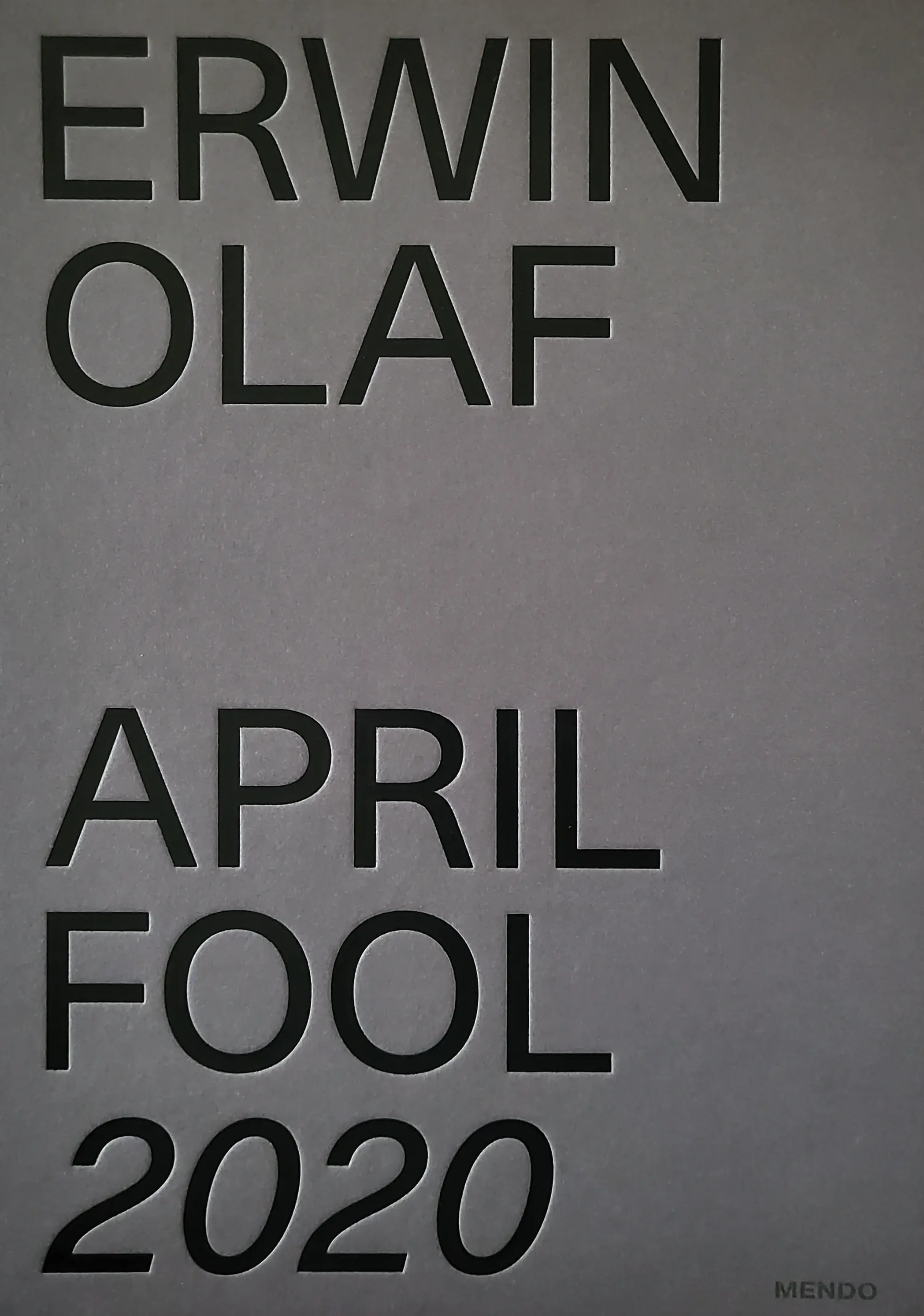 Erwin Olaf, April Fool 2020