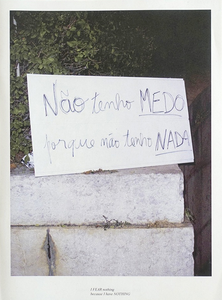 Patrícia Almeida, David-Alexandre Guéniot, Não Tenho Medo